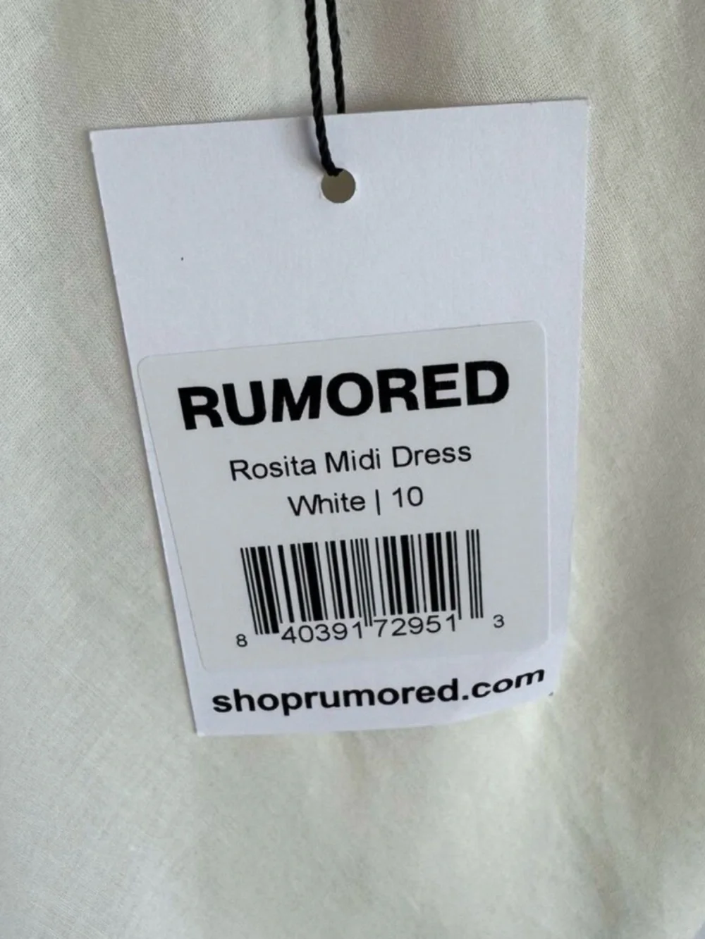 Rumored Cream Lace-Trim Slip Dress - Picture 4 of 5